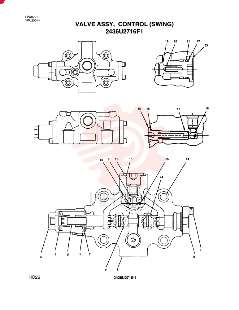 CONTROL VALVE 2436U2716F1