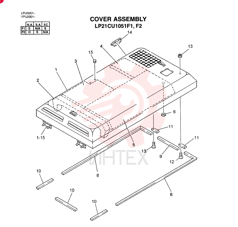 COVER LP21CU1051F1