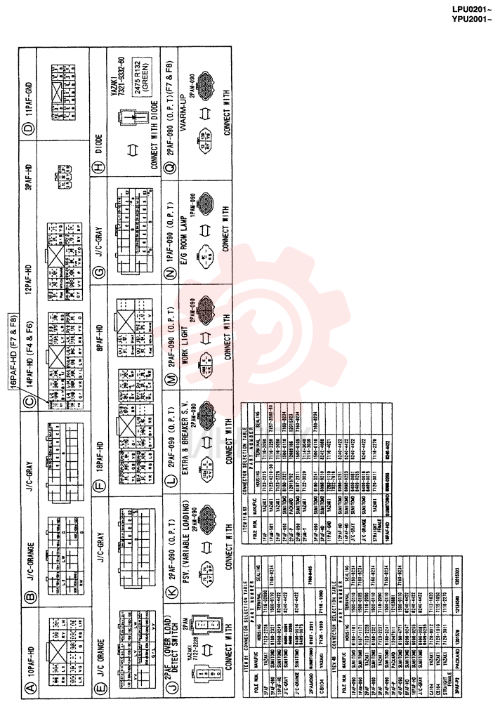 ELECTRICAL WIRING ASSY (N.A. & S.A.), QTY-F1: F1 24100J16964F10 (1)