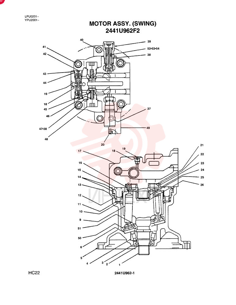 HYDRAULIC MOTOR 2441U962F2