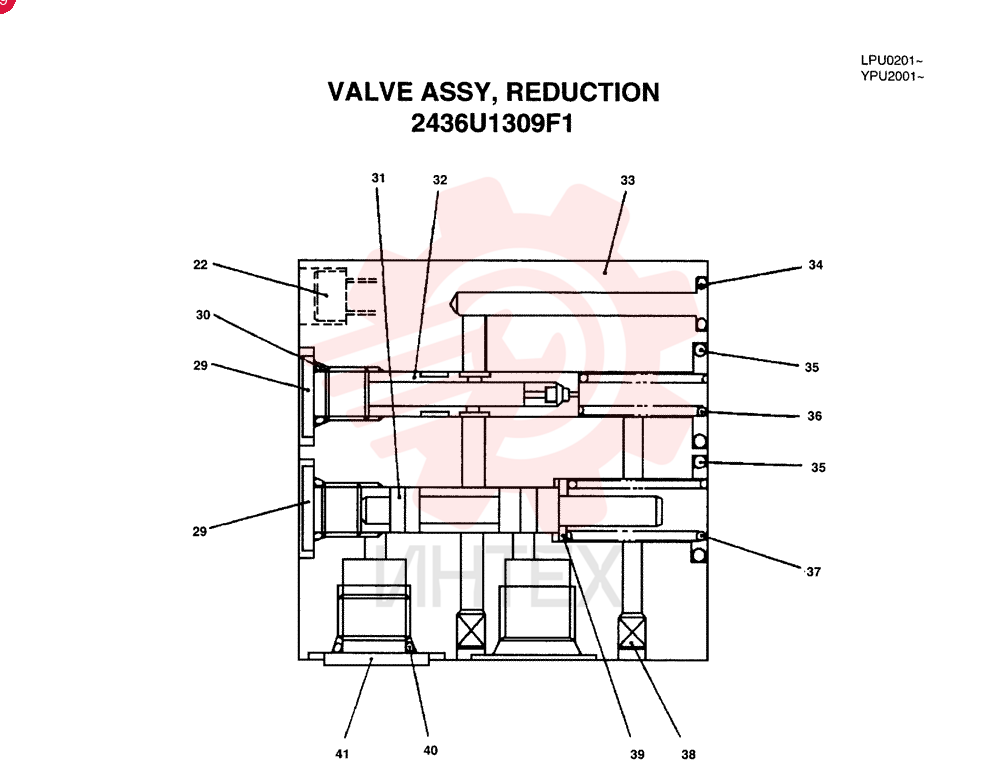 HYDRAULIC VALVE 2436U1309F1