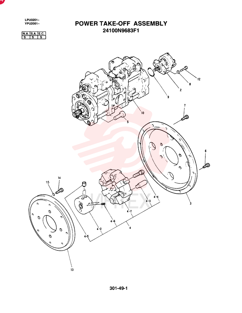 POWER TAKE-OFF ASSY 24100N9683F1