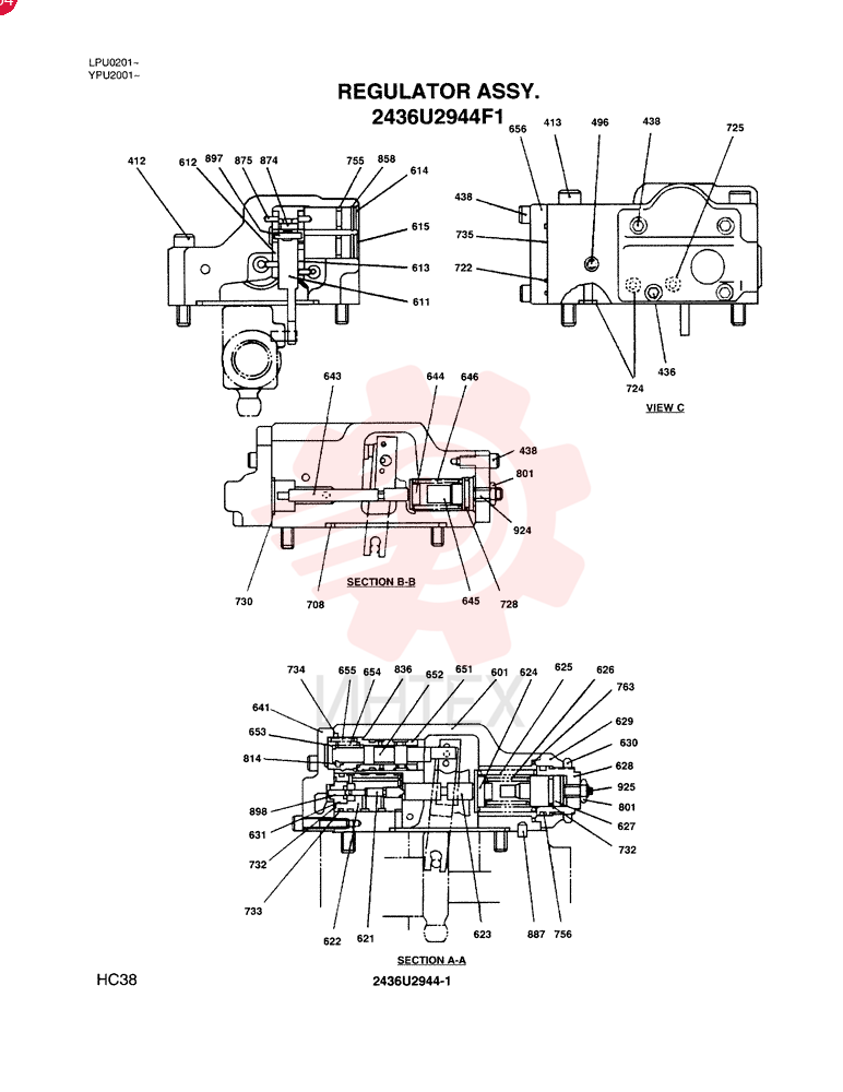 REGULATOR 2436U2944F1