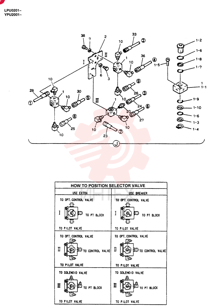REMOTE CONTROL ASSY, REWORK (DOZER, EXTRA & BREAKER) 24100J17621F1 (1)