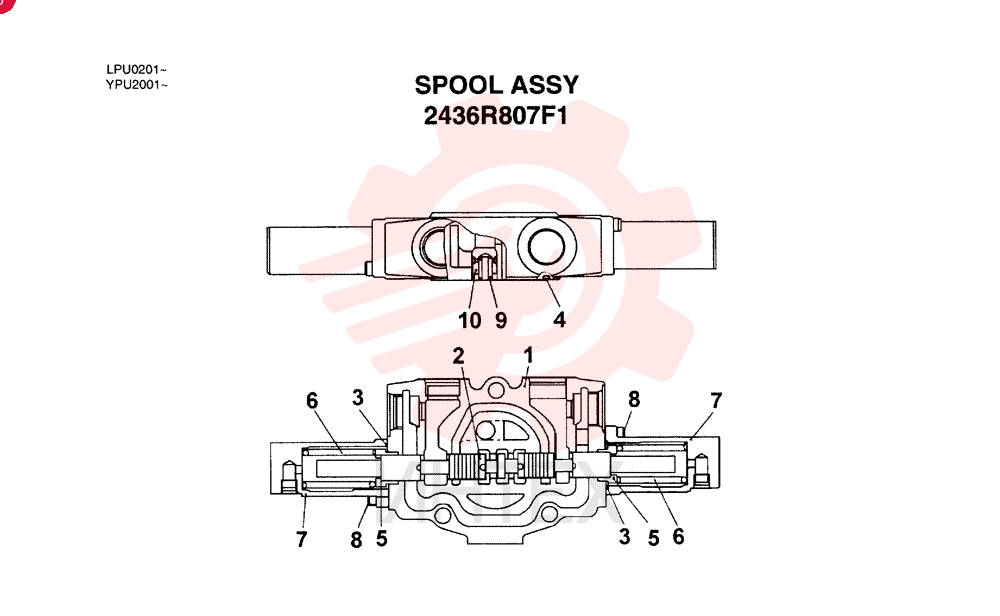 SPOOL 2436R807F1