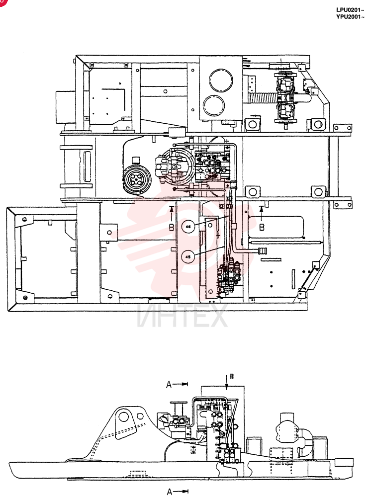 UPPER HYD LINES, REWORK (DOZER & EXTRA) 24100J17986F1 (1)