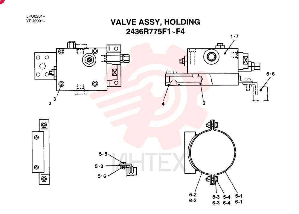 VALVE ASSY, HOLDING 2436R775F1