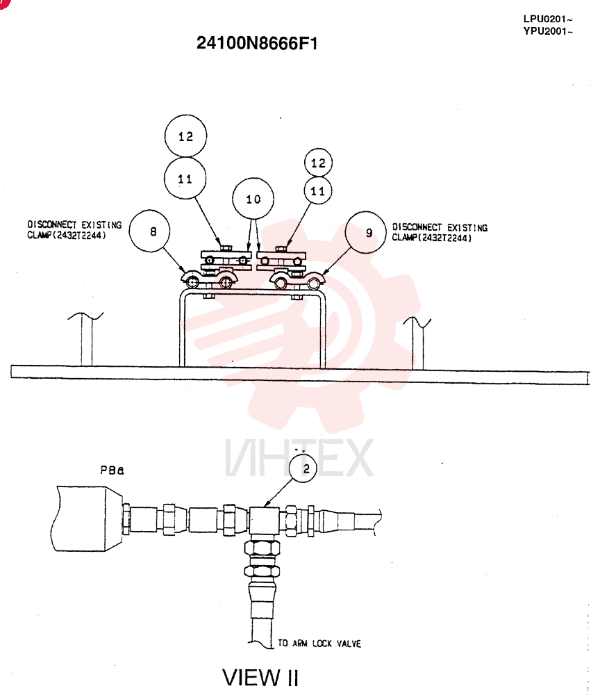 CONTROL ASSY, REMOTE(BOOM & ARM SAFETY)((-7/1/98) 24100N8666F1 (2)