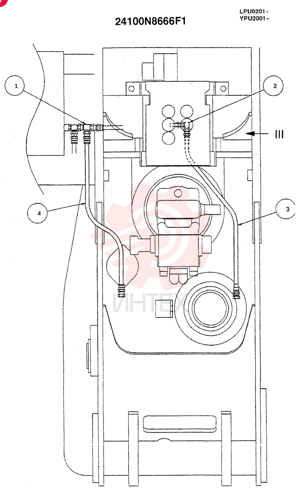 CONTROL ASSY, REMOTE(BOOM & ARM SAFETY)((-7/1/98) 24100N8666F1 (3)