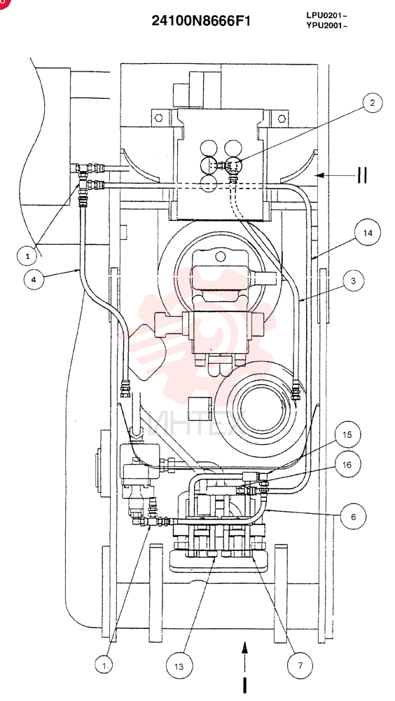 CONTROL ASSY, REMOTE(BOOM & ARM SAFETY)((-7/1/98) 24100N8666F1 (1)