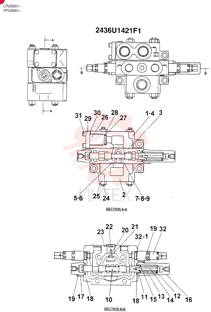 CONTROL VALVE 2436U1421F1