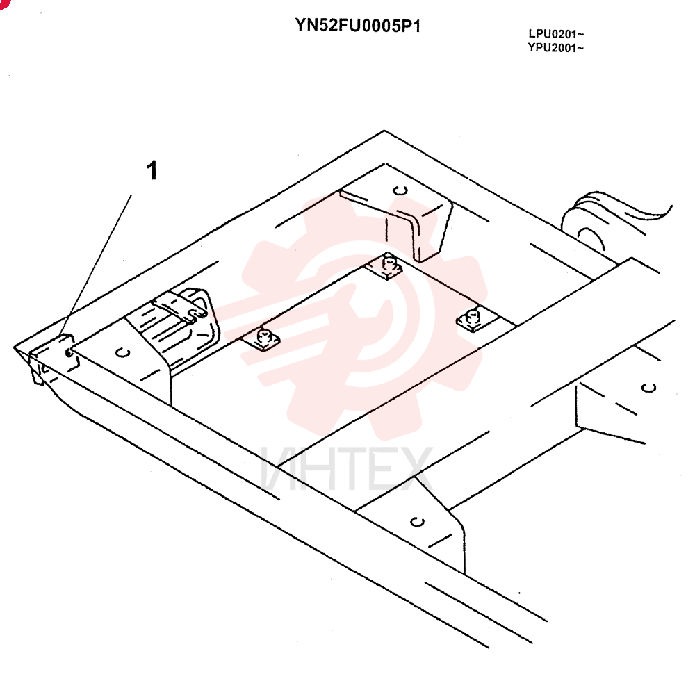 FRAME, UPPER YN52FU0005P1