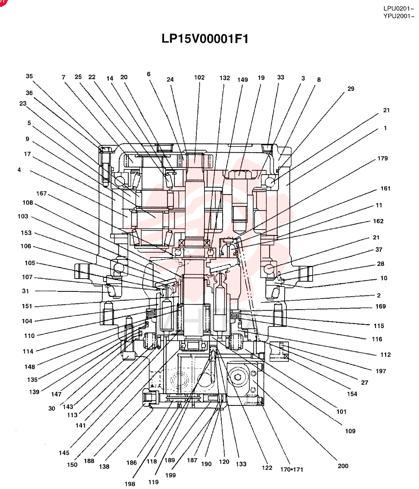HYDRAULIC MOTOR LP15V00001F1 (2)