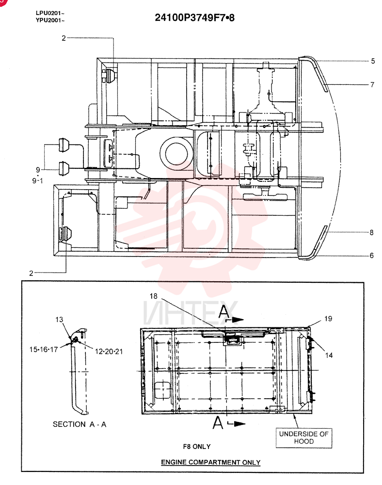 LAMP ASSY(N.A.) 24100P3749F7