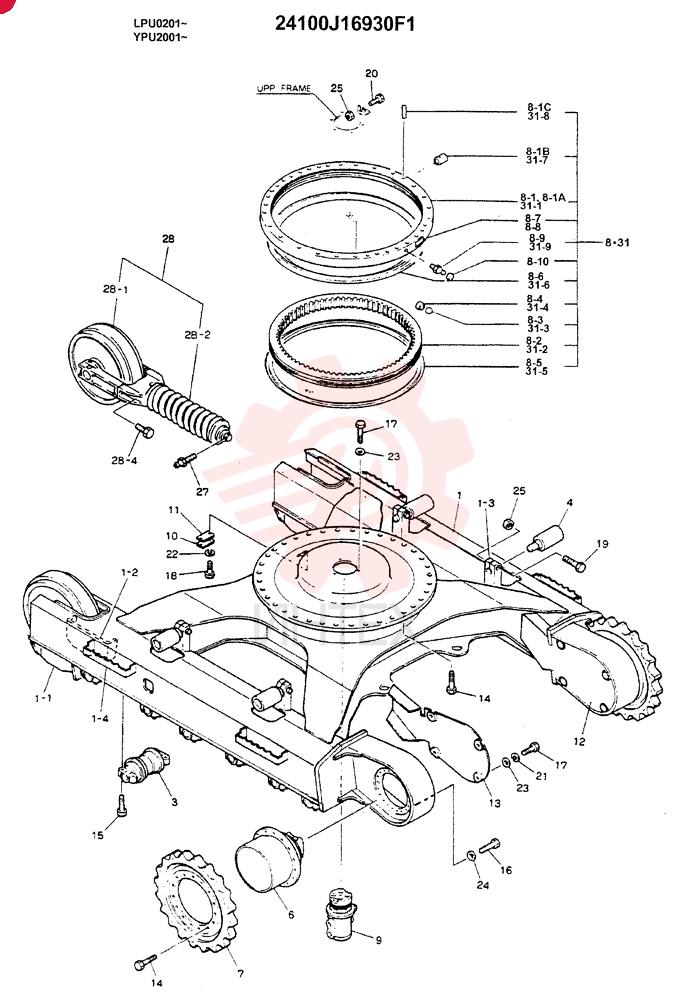 LOW INSTALLATION(LONG CRAWLER) 24100J16930F1