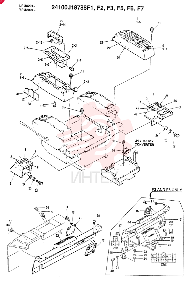 PANEL ASSY, INSTRUMENT(KAI, SA NO RADIO)~&98