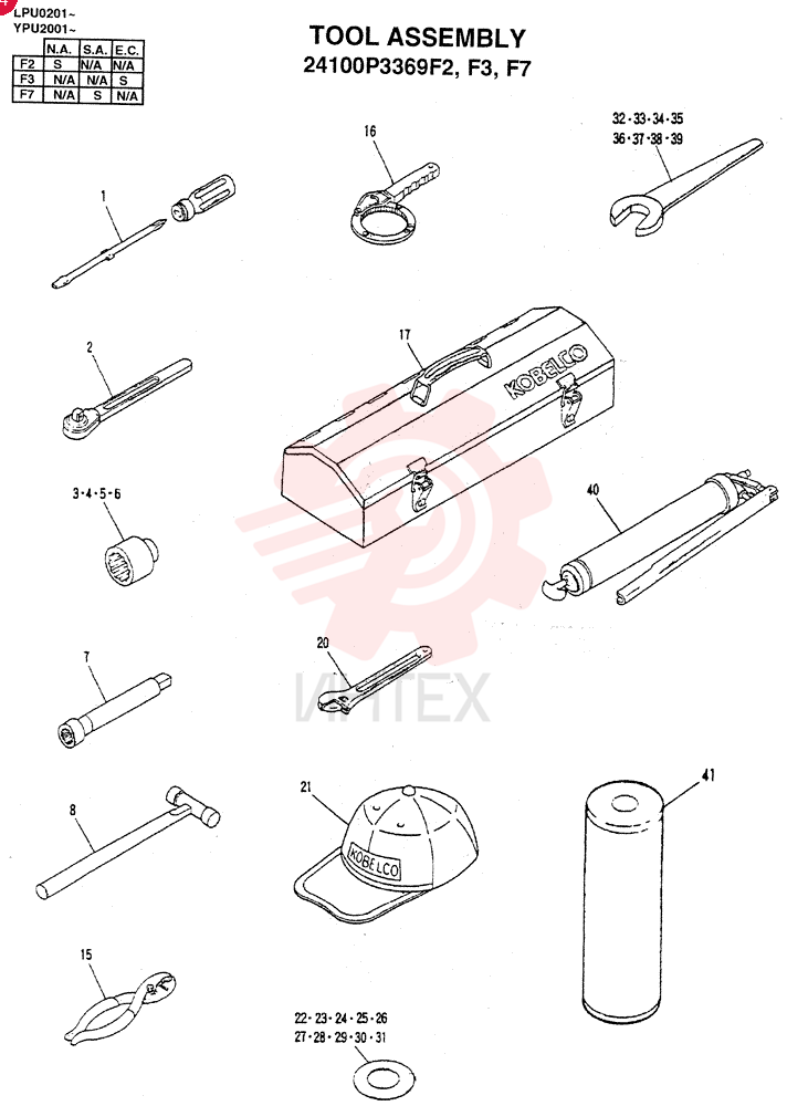 TOOL ASSY (KAI) 24100P3369F2