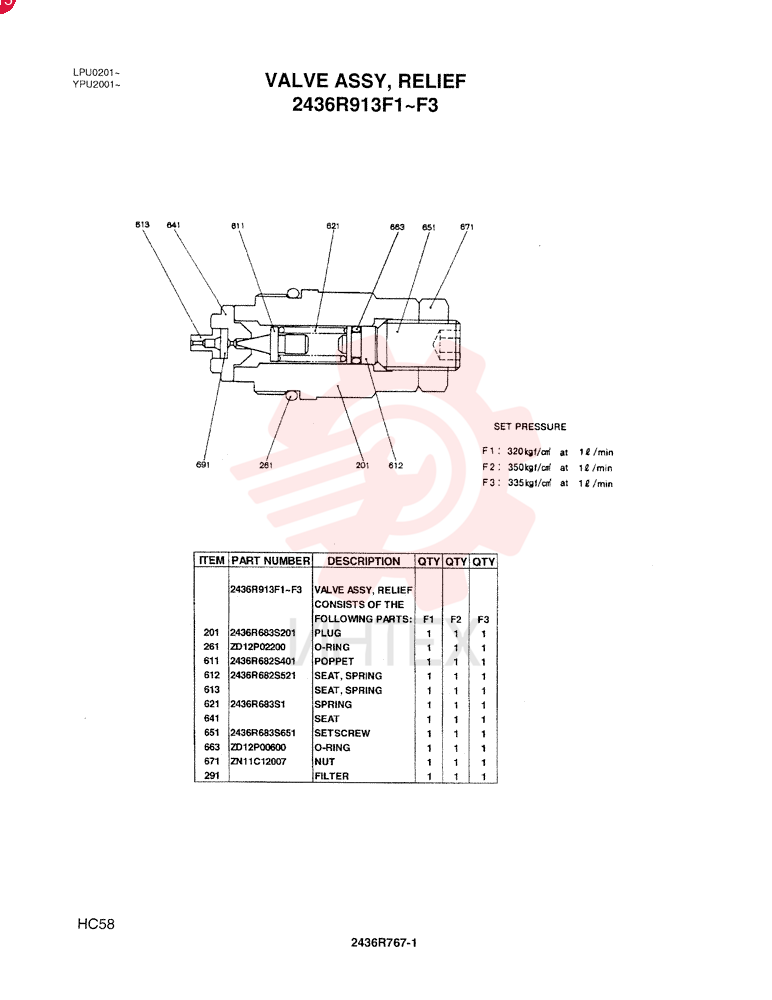 VALVE 2436R913F1