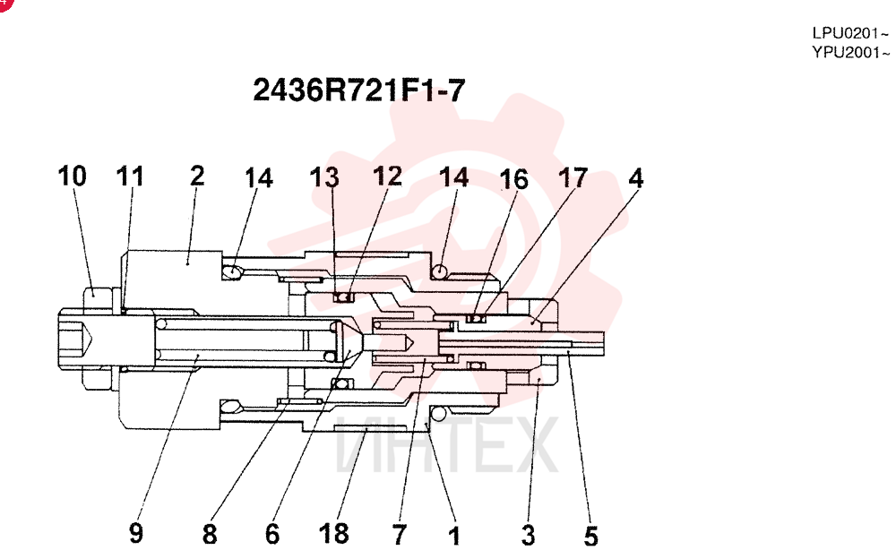VALVE PRESSURE RELIE 2436R721F1