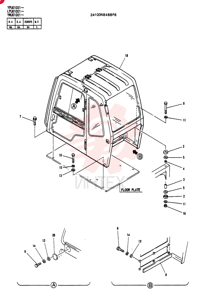 CAB INSTAL 24100N8488F6