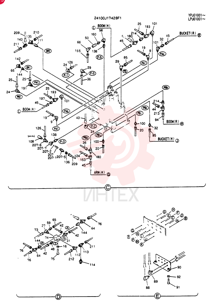 CONTROL LINES, REMOTE 24100J17428F1 (6)