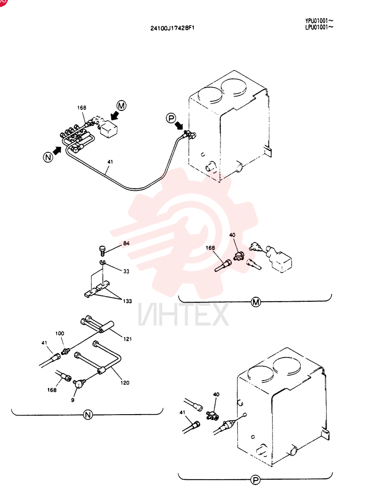 CONTROL LINES, REMOTE 24100J17428F1 (2)