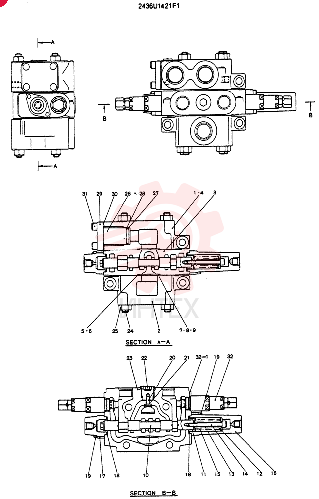 CONTROL VALVE 2436U1421F1