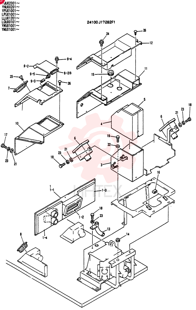 HEATER INSTAL (WITH HEATER) 24100J17282F1