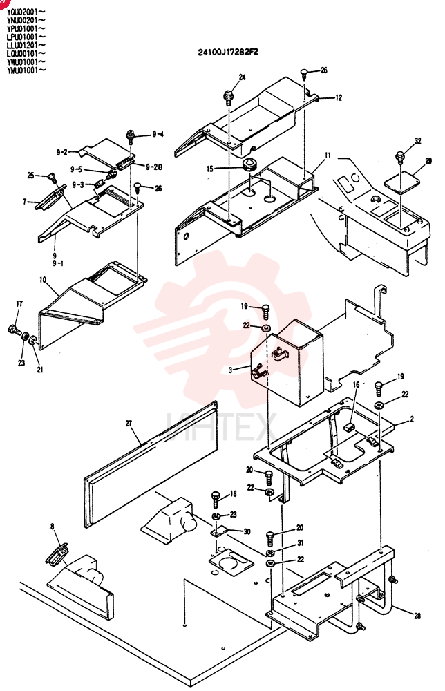 HEATER INSTAL (WITH OUT HEATER) 24100J17282F2