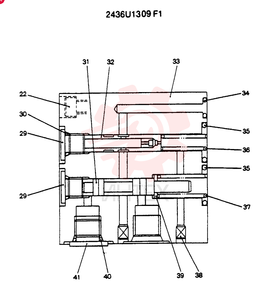 HYDRAULIC VALVE 2436U1309F1