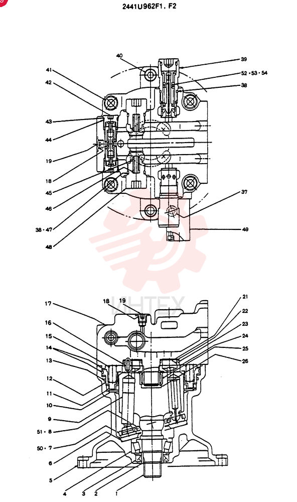 MOTOR ASSY (SWING) 2441U962F1
