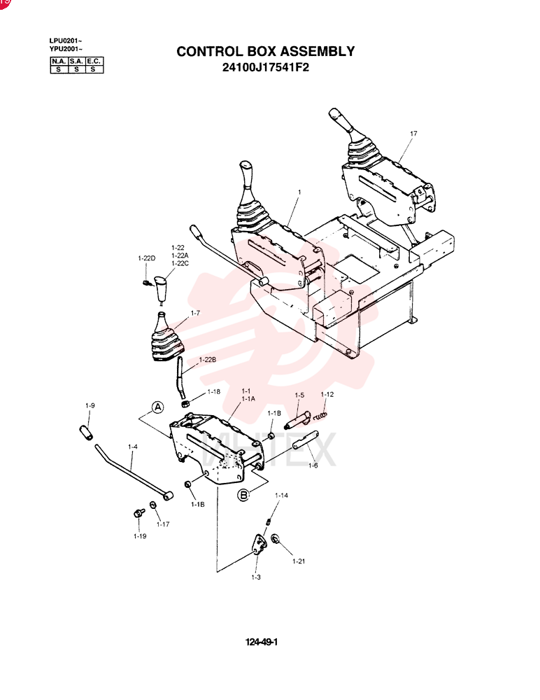 BOX ASSY, CONTROL 24100J17541F2 (1)