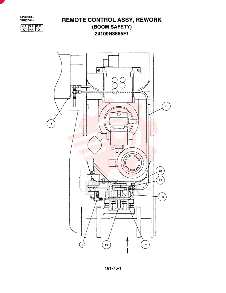 CONTROL ASSY, REMOTE (BOOM SAFETY), Remarks: (-7/1/98) 24100N8665F1 (1)