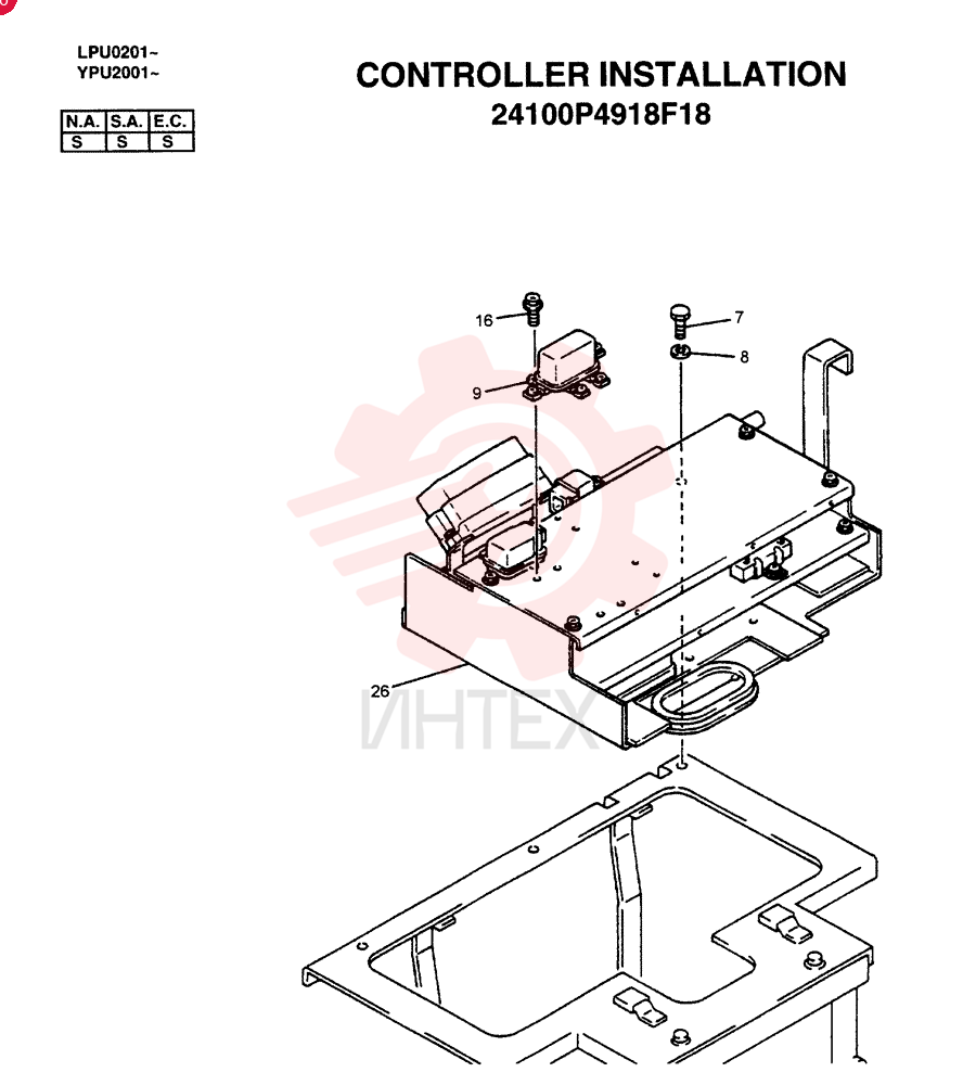 CONTROLLER, INSTALLATION 24100P4918F18 (1)