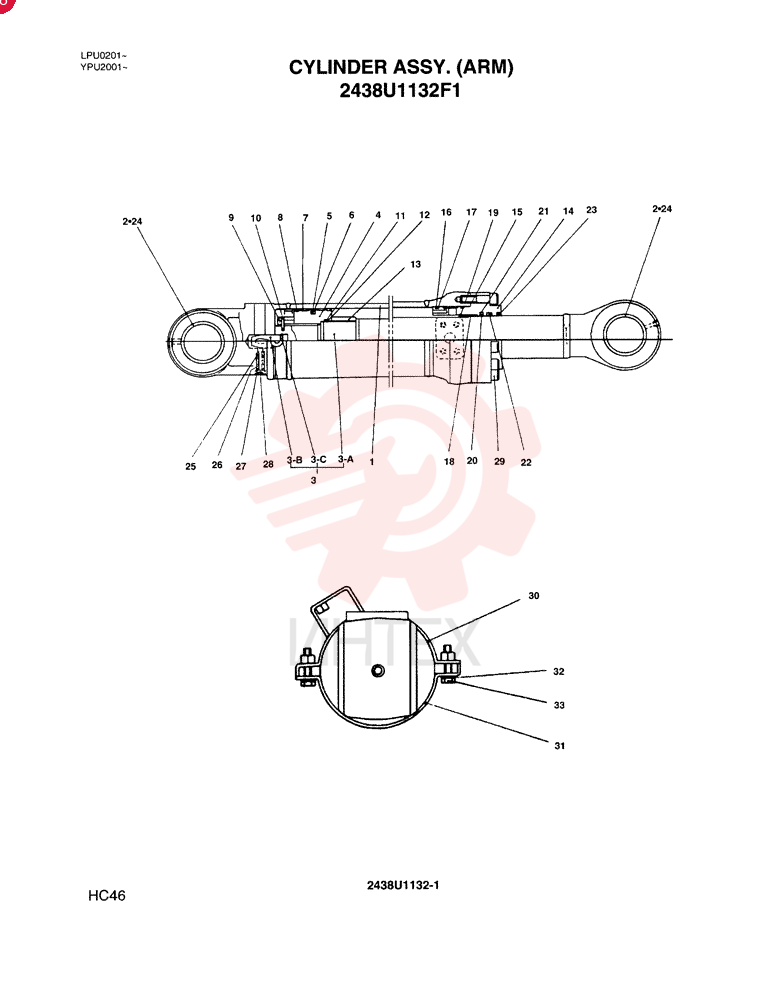 CYLINDER 2438U1132F1