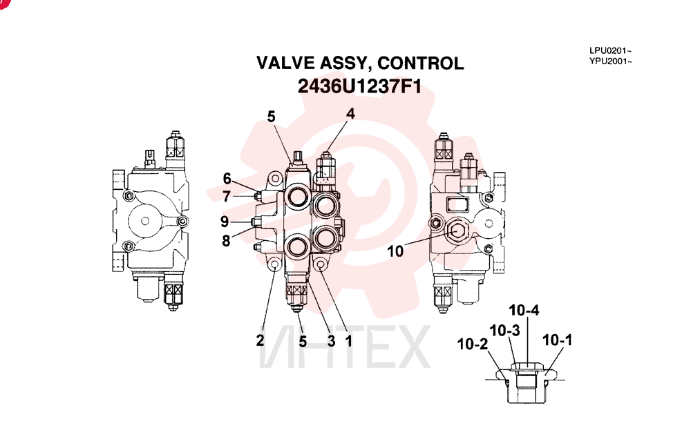 HYDRAULIC VALVE 2436U1237F1