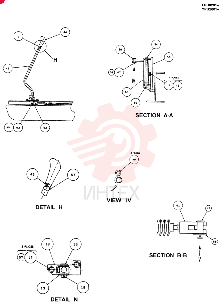 REMOTE CONTROL ASSY, REWORK (DOZER & EXTRA) 24100J17987F1 (4)