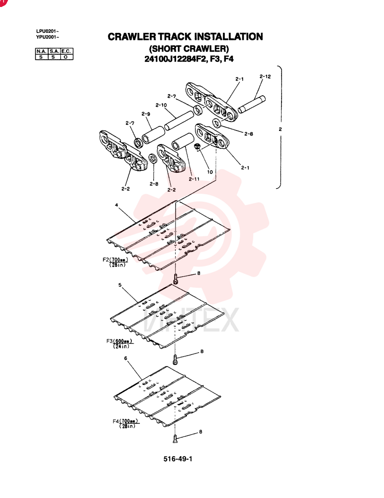TRACK CHAIN 24100J12284F2