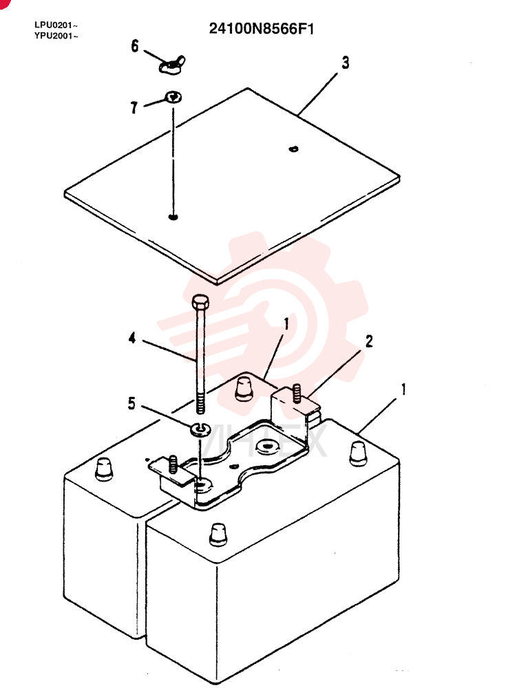 BATTERY ASSY 24100N8566F1