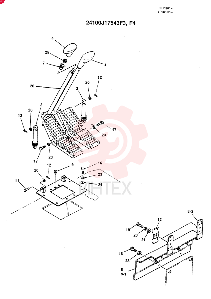 CONTROL ASSY(DECEL) 24100J17543F3 (2)