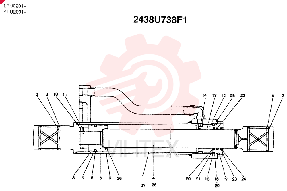 CYLINDER 2438U738F1