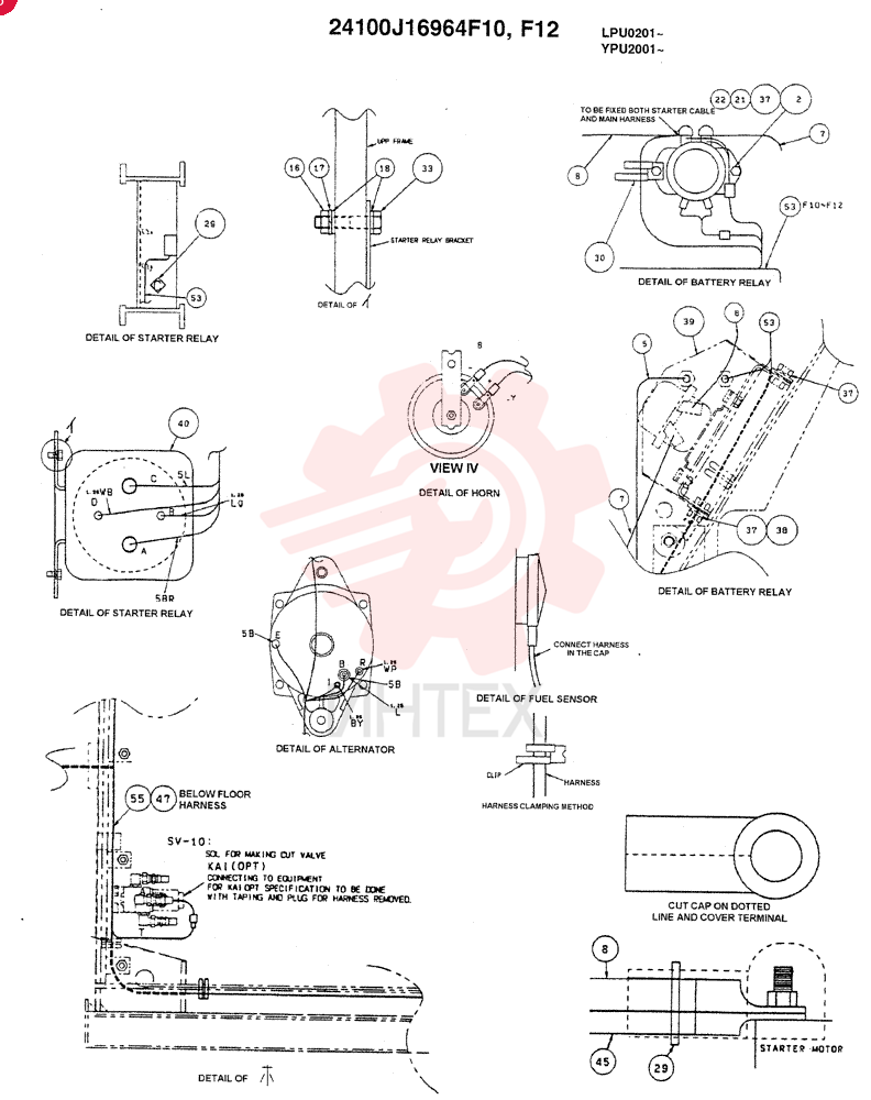 ELECTRICAL WIRING ASSY,N.A. & S.A.) 24100J16964F10 (2)