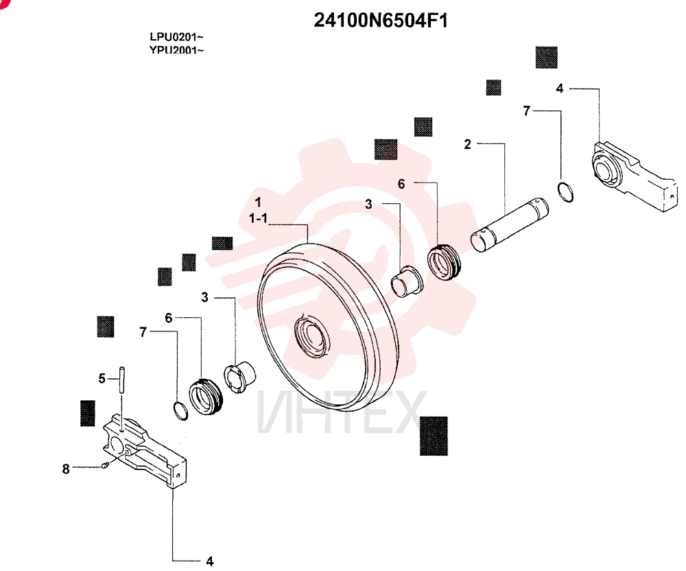 IDLER 24100N6504F1
