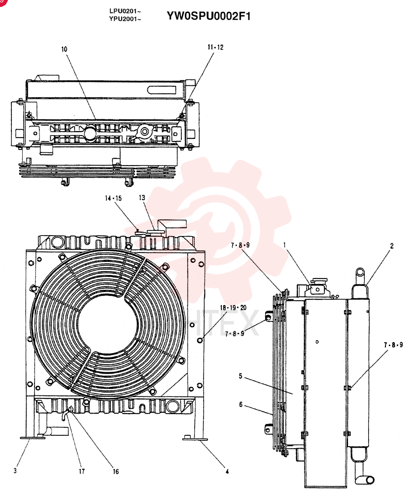 RADIATOR YW05PU0002F1