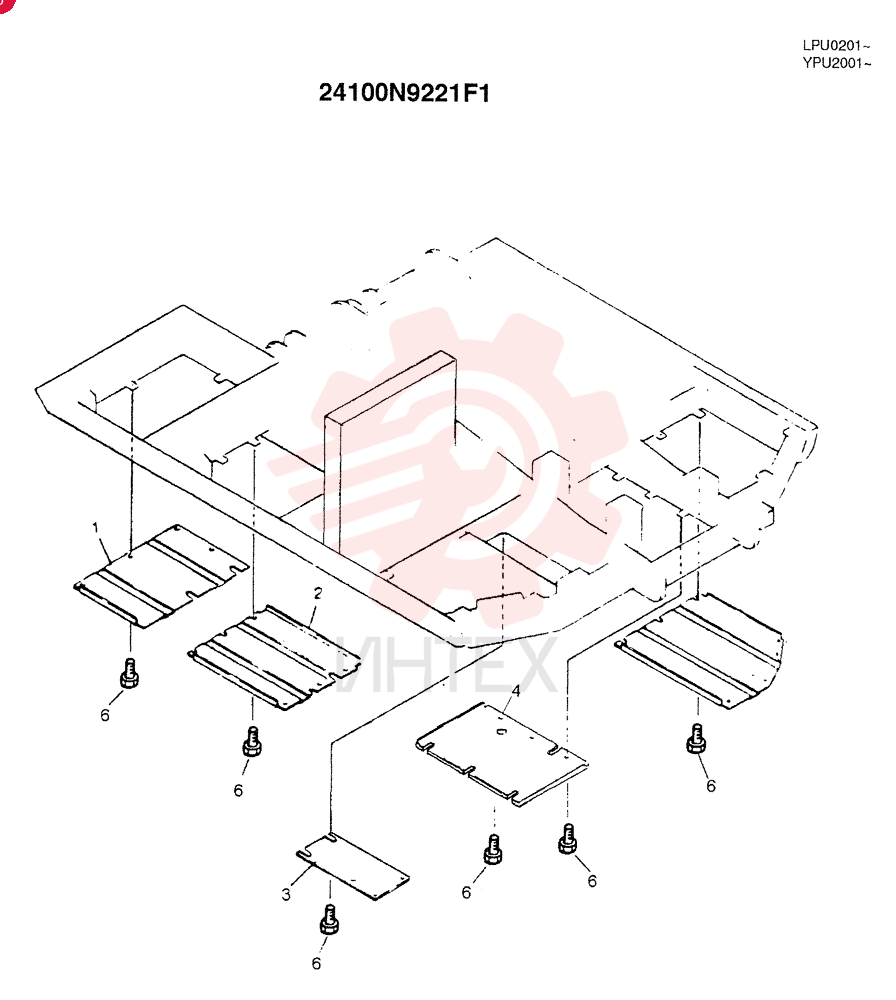 UNDERCOVER ASSY 24100N9221F1