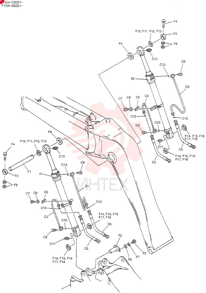 CYLINDER ASSY. YY01V00001F1 (1)