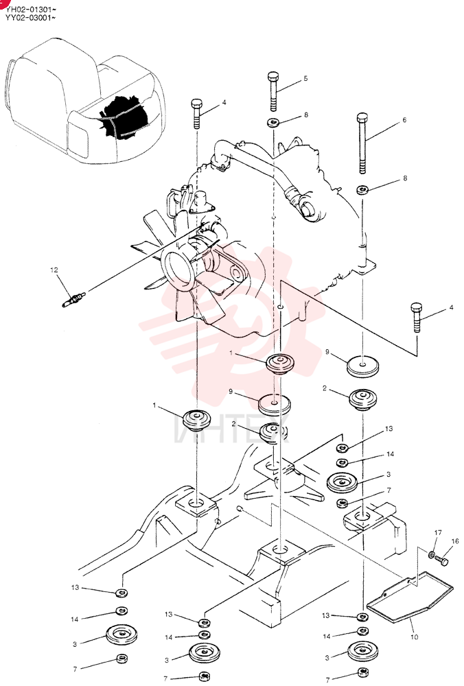 ENGINE YY02P00008F1