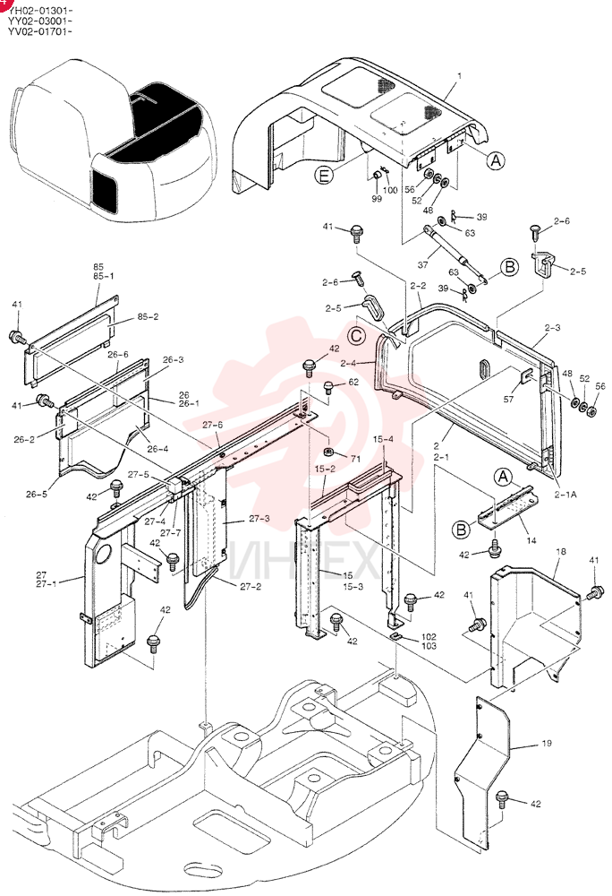 GUARD ASSY. YY21C00010F1 (4)