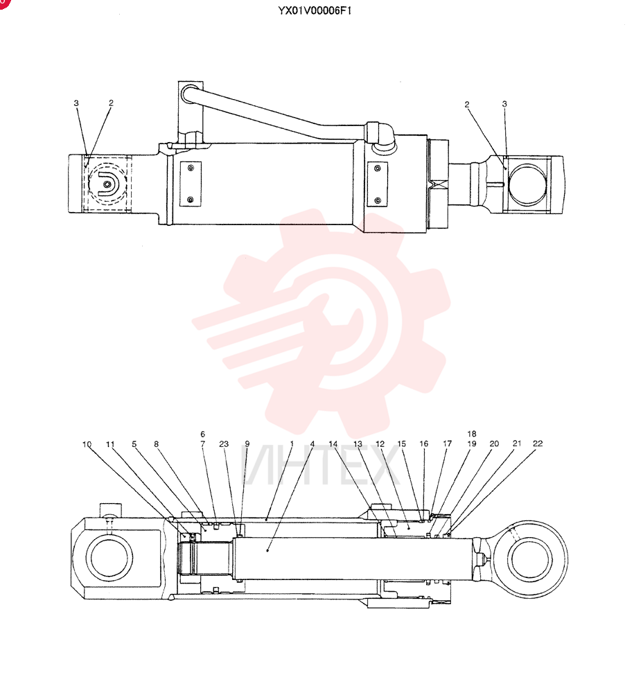 HYDRAULIC CYLINDER YX01V00006F1