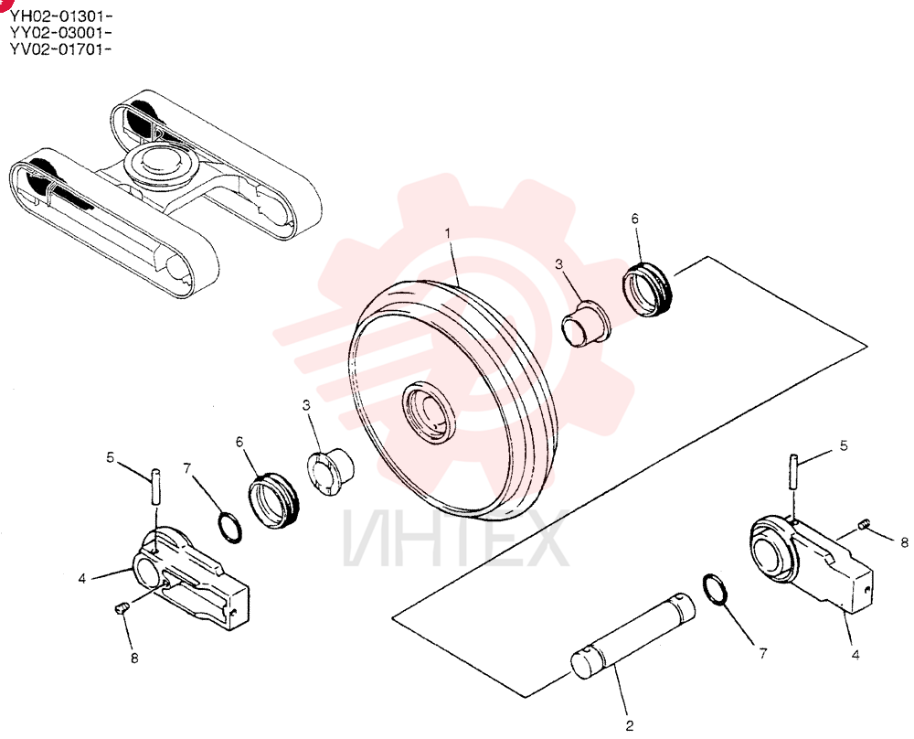 IDLER YX52D00003F1
